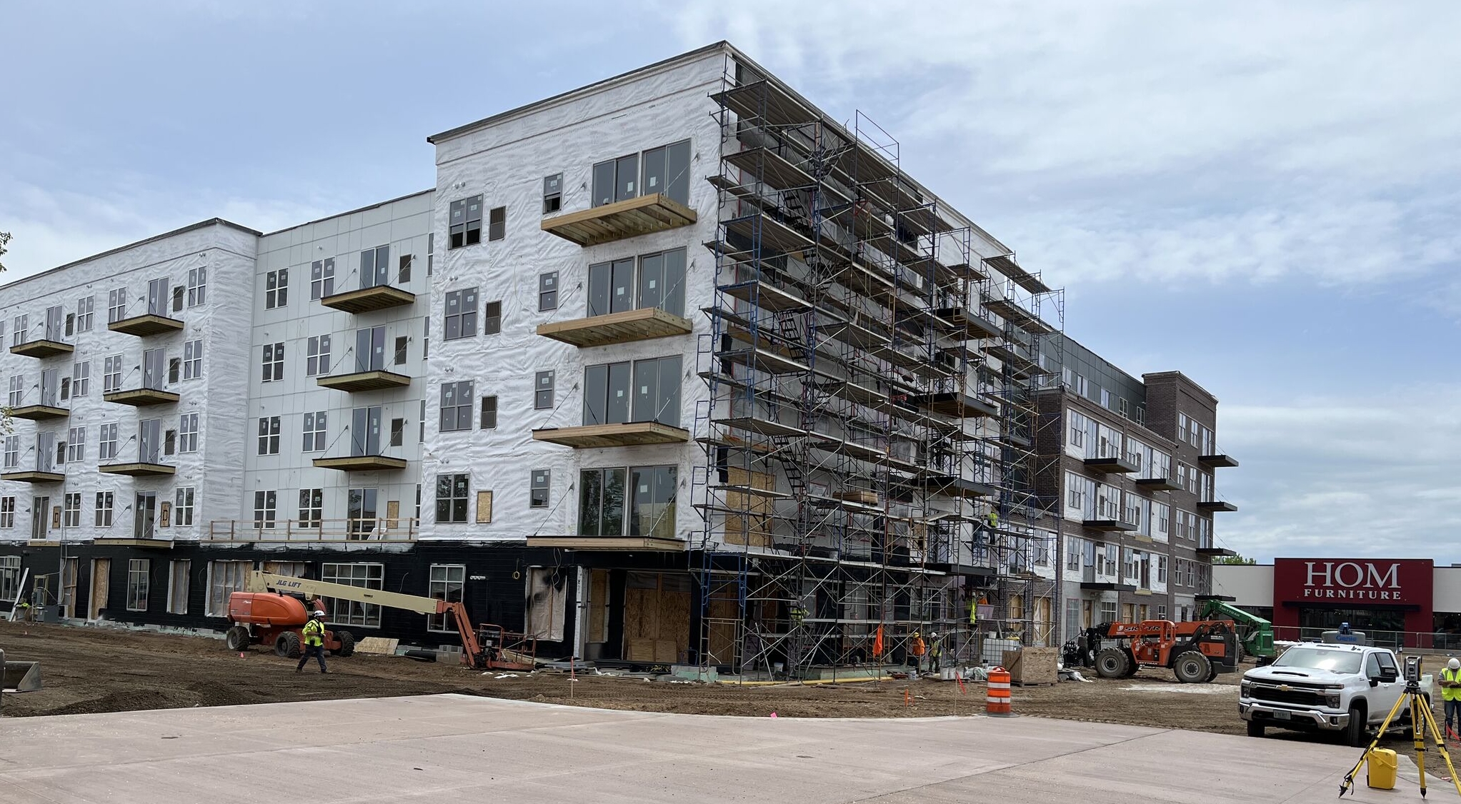 construction progress downtown wausau