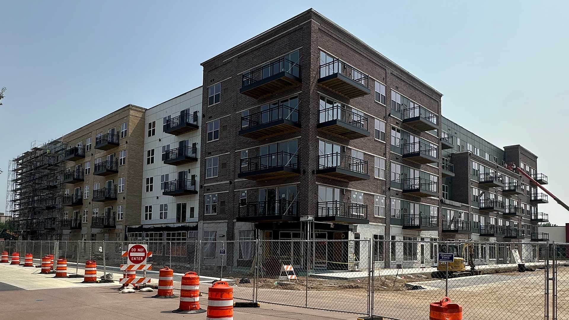 Foundry on 3rd exterior progress